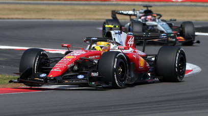 Hamilton race Silverstone