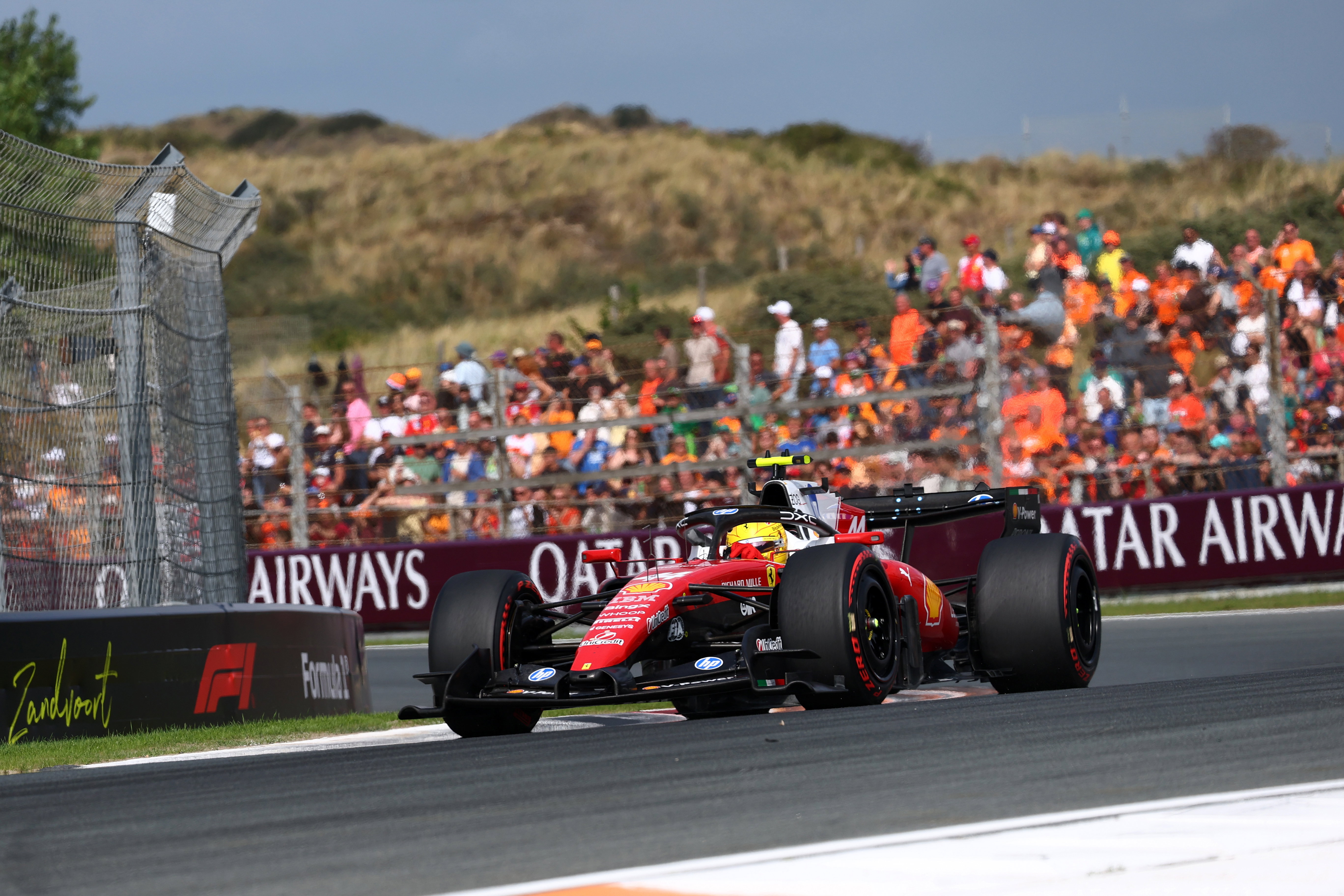 Hamilton race Zandvoort