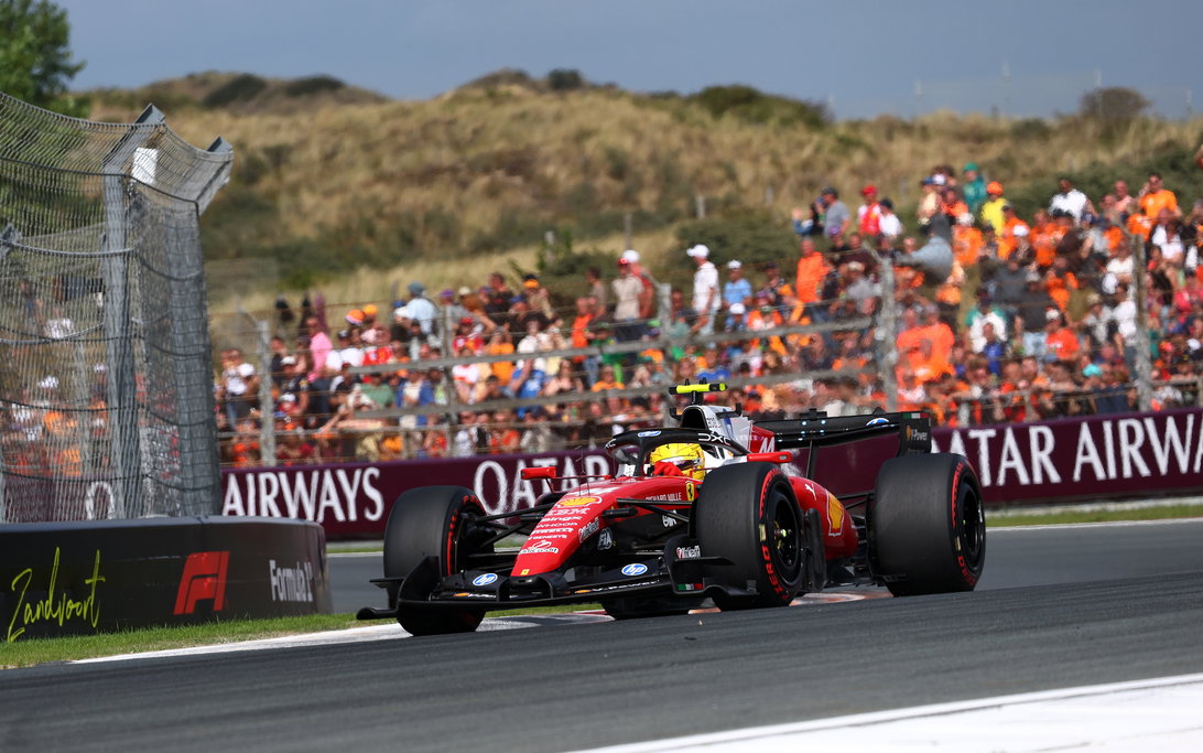 Hamilton race Zandvoort