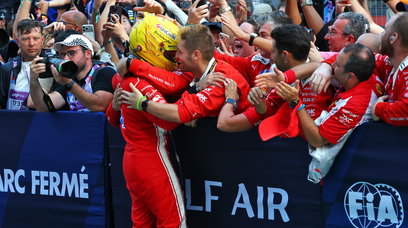 Hamilton podium Sepang