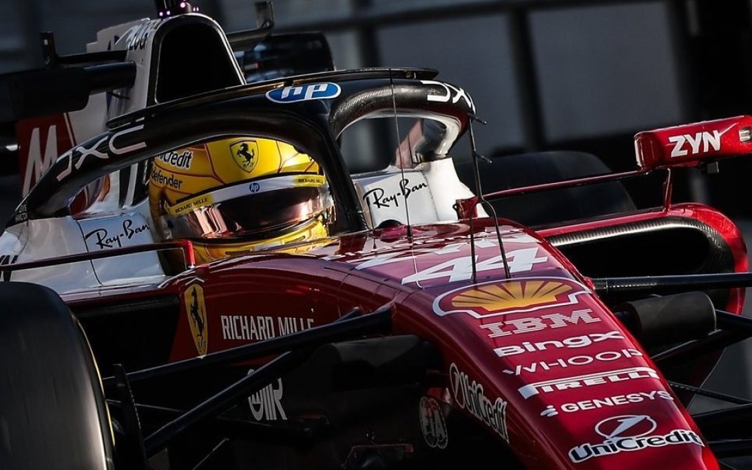 Hamilton Tops Barcelona Pre-Season Test for Ferrari