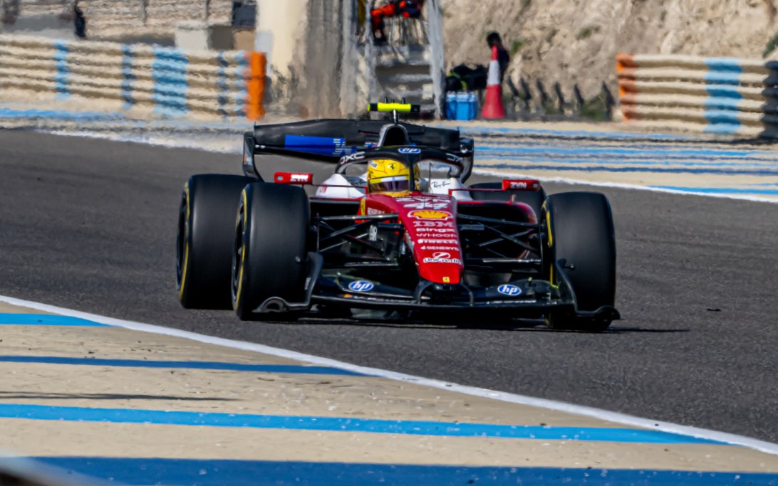 Ferrari Rear Wing Trick Bahrain Day 5