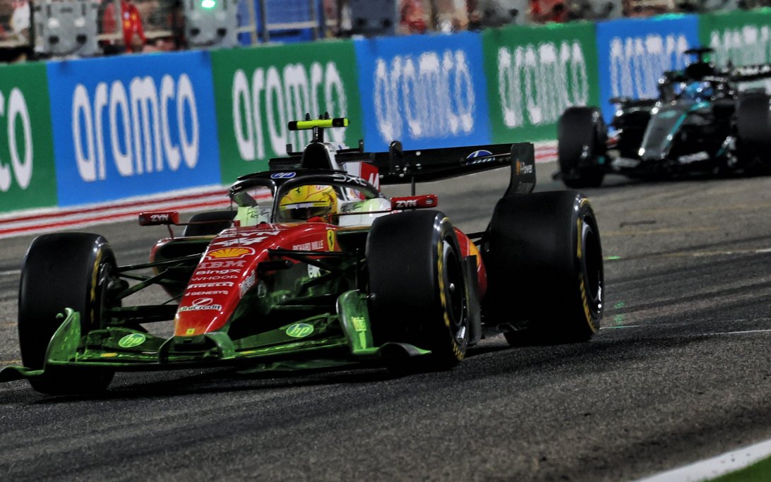 Hamilton Bahrain test