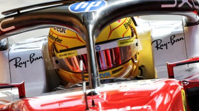 Hamilton test Bahrain day 1