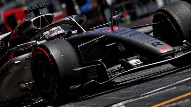 Nico Hulkenberg (GER) Audi F1 Team R26 in the pits.
13.06.2026. Formula 1 World Championship, Rd 7, Barcelona-Catalunya Grand Prix, Barcelona, Spain, Qualifying Day.
- www.xpbimages.com, EMail: requests@xpbimages.com © Copyright: Charniaux / XPB Images