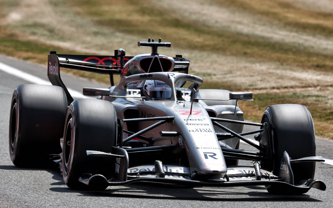Hulkenberg FP1 Silverstone