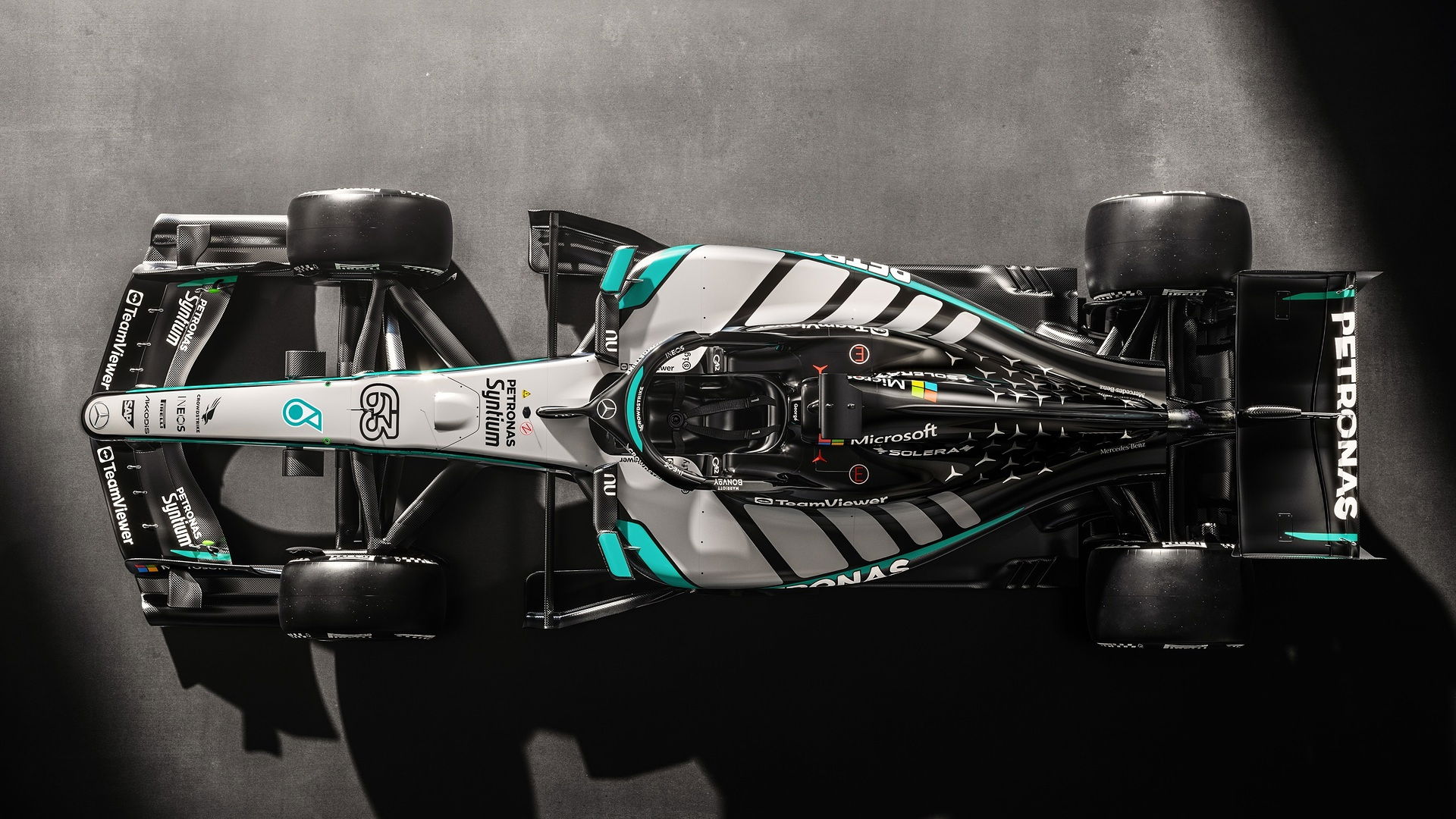 Mercedes W17 top view