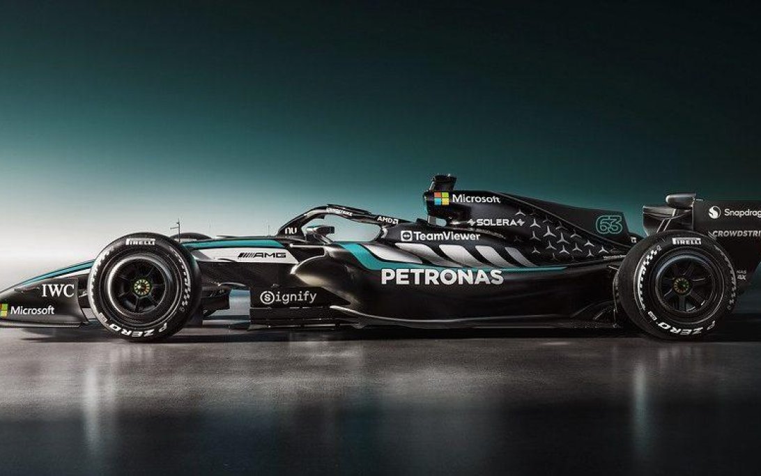 Mercedes W17 side view