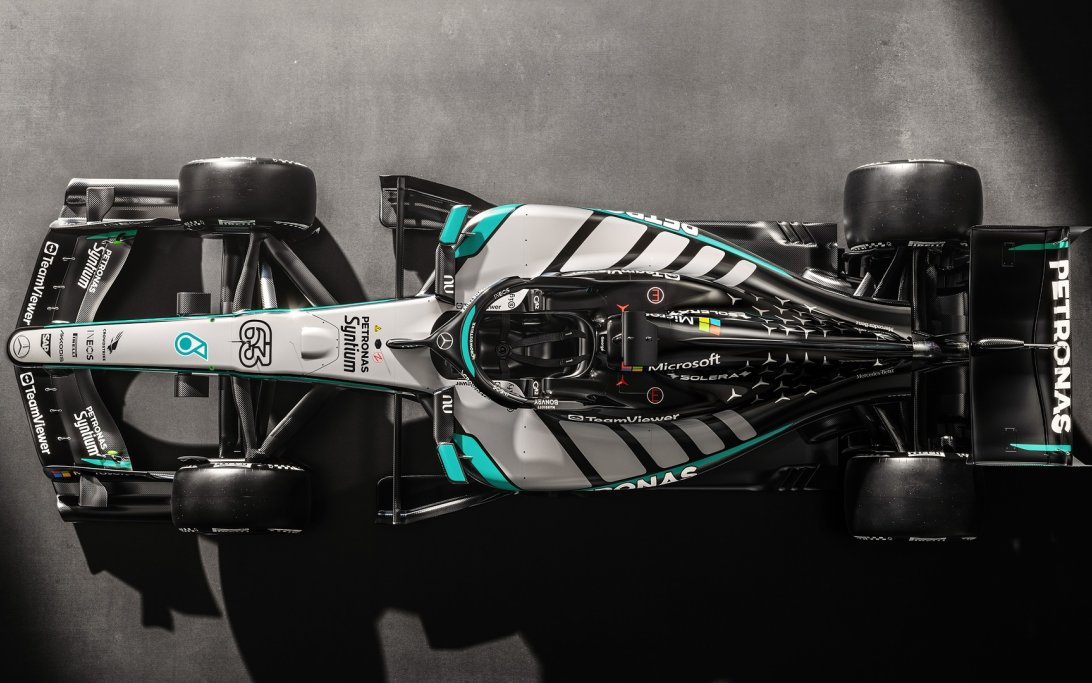 Mercedes W17 top view