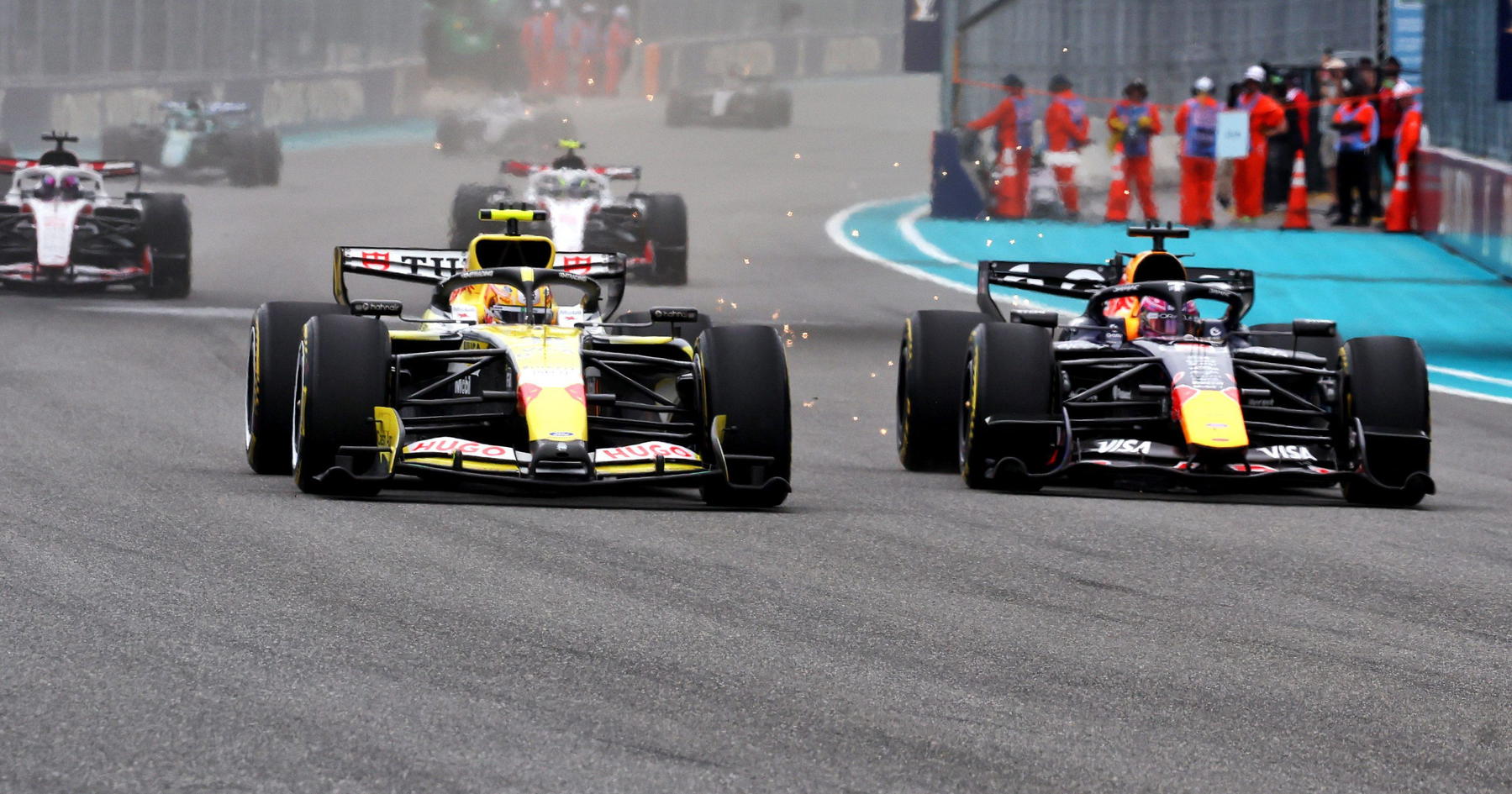 Liam Lawson fires back at Zak Brown after Max Verstappen 'mistake'