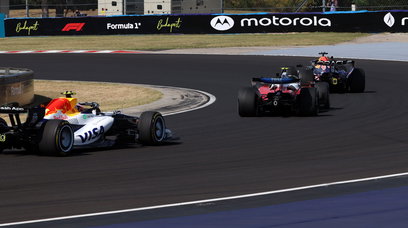 Lawson Hamilton Verstappen race Hungary