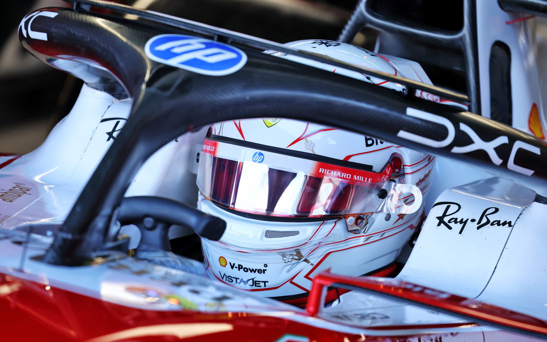 Leclerc surprised by 'sweaty' podium run on stretched hard tires