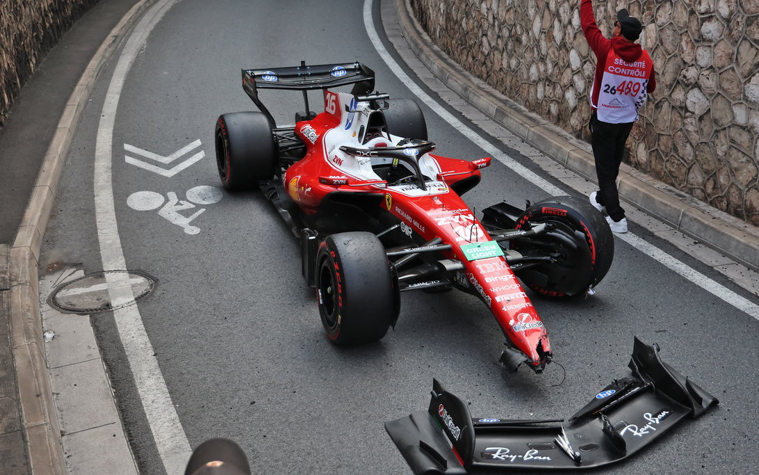 Disastro a Monaco: Leclerc passerà alla configurazione frenante di Hamilton