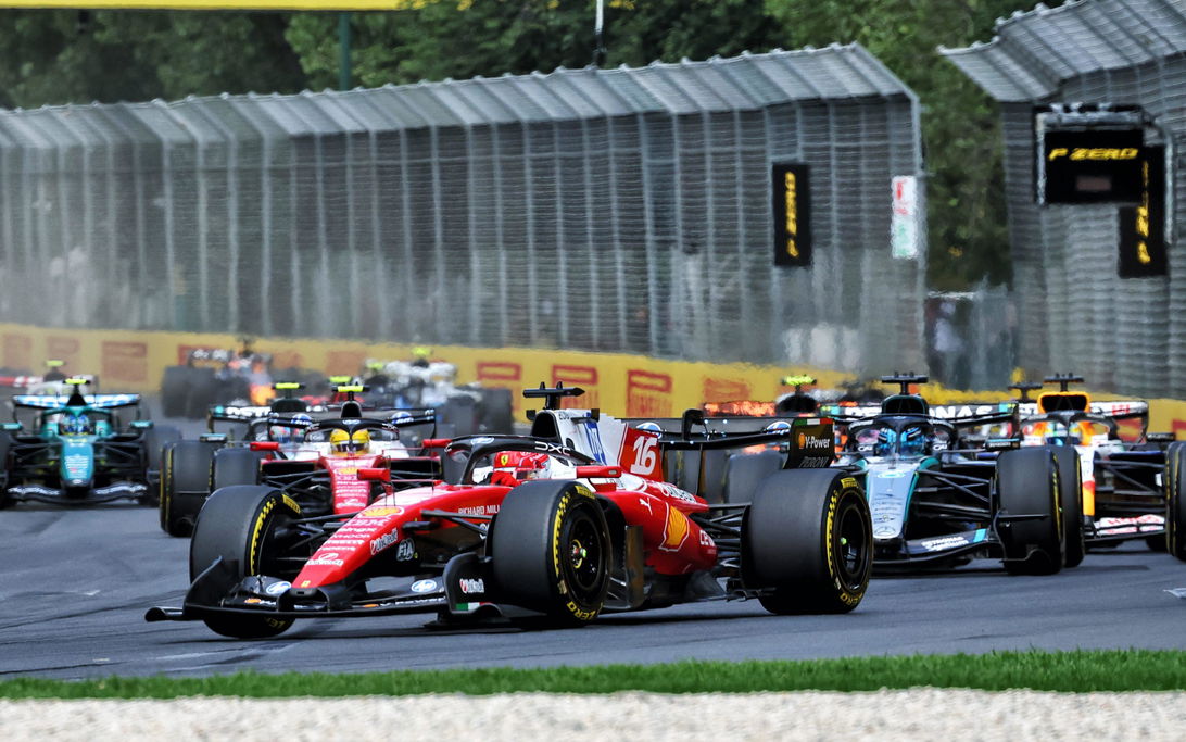 Leclerc Australia race