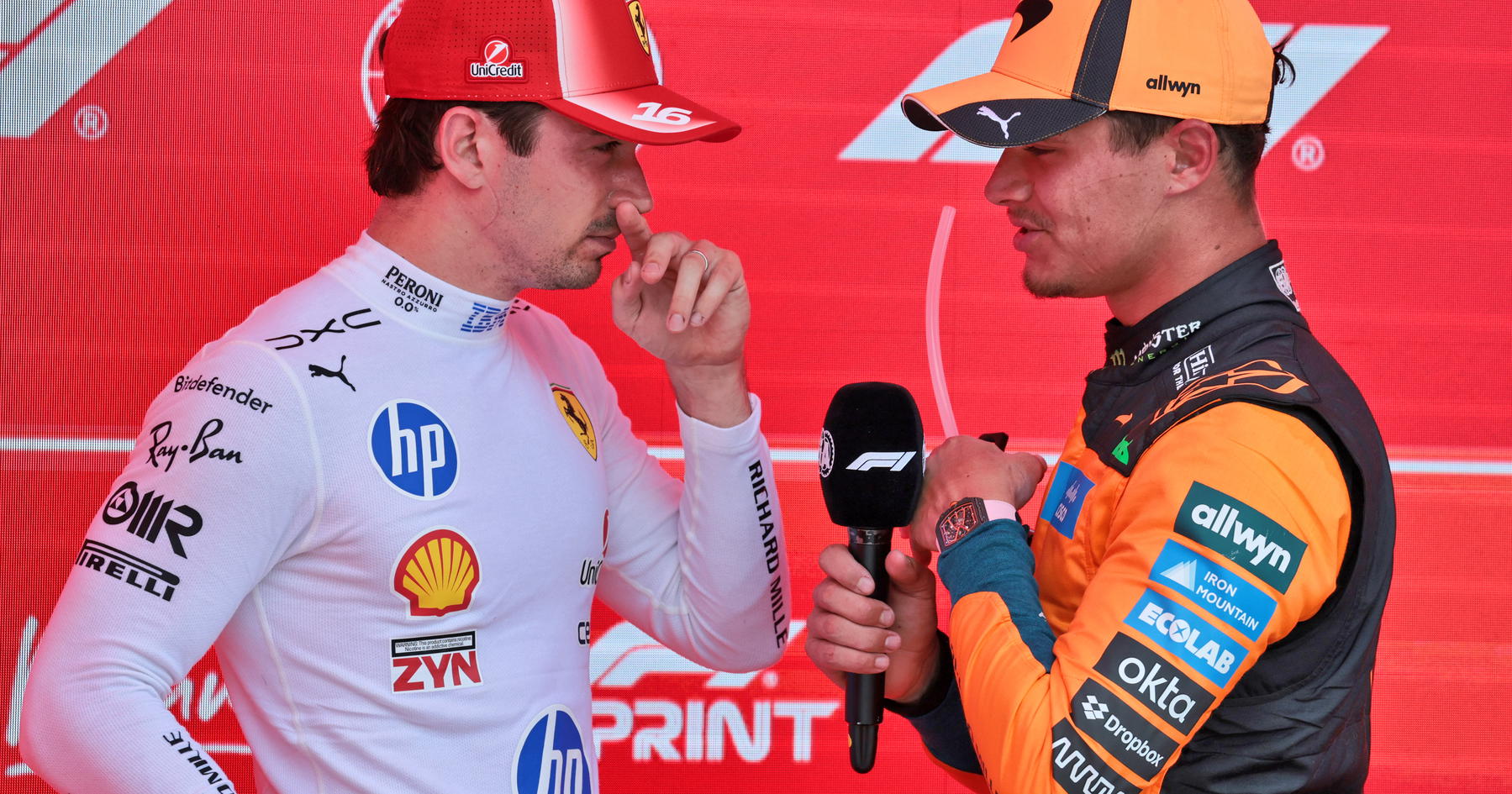 Charles Leclerc singles out Lando Norris weakness in decisive Sprint overtake