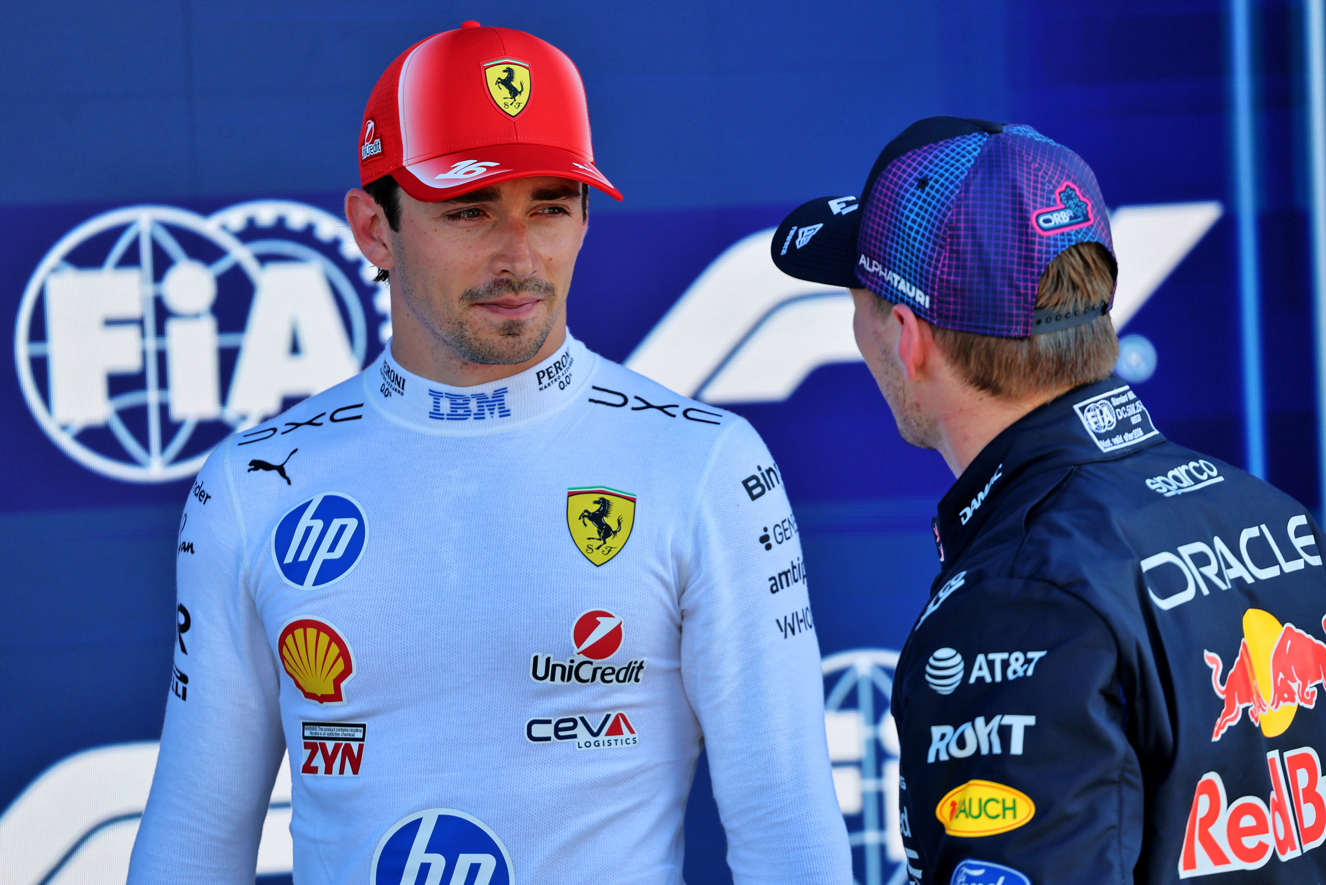 Leclerc Verstappen Miami