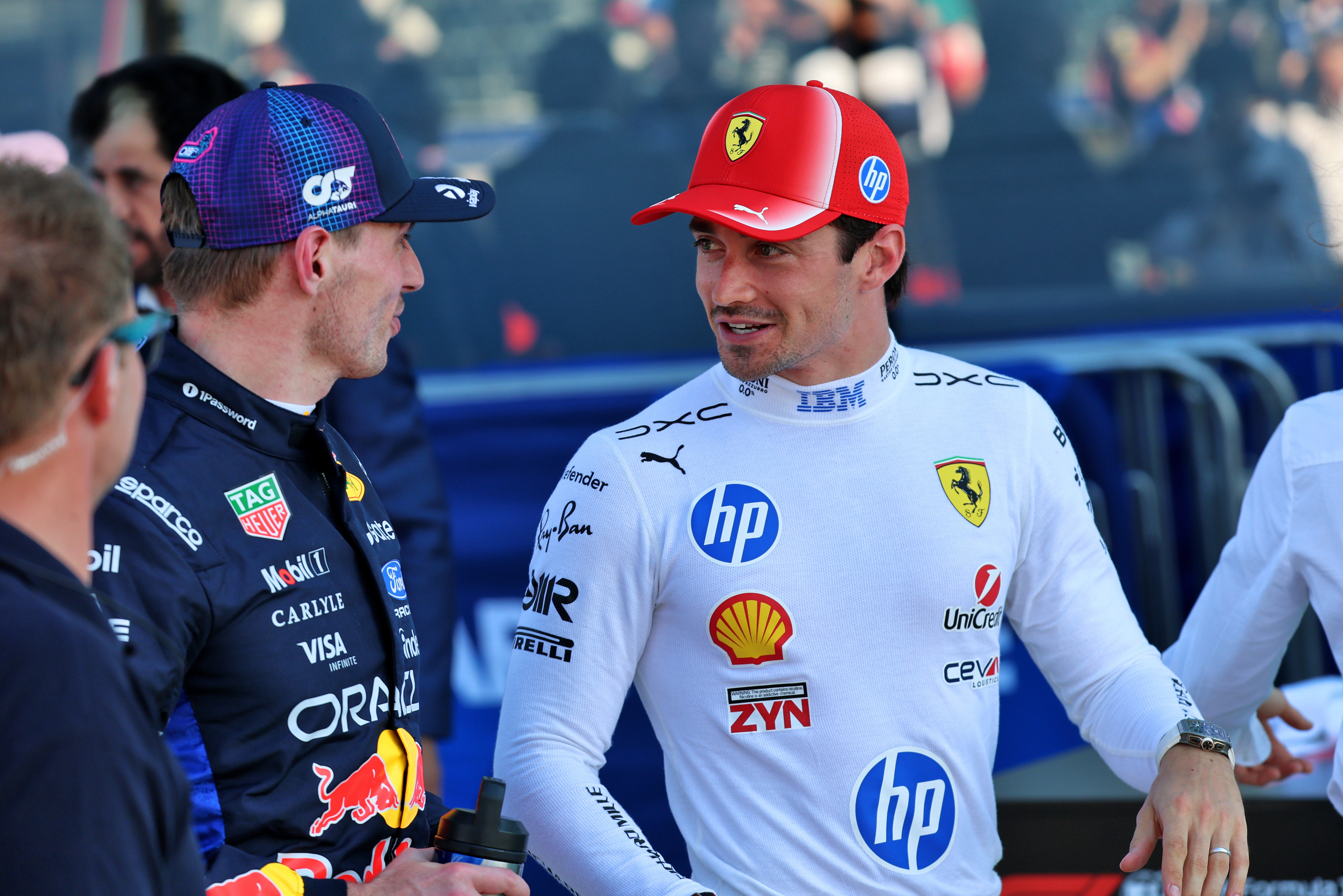 Leclerc Verstappen Q Miami