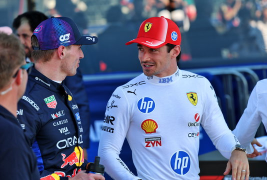 Leclerc Verstappen Q Miami