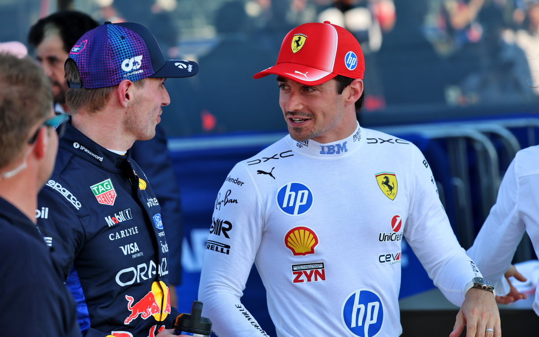 Leclerc Verstappen Q Miami