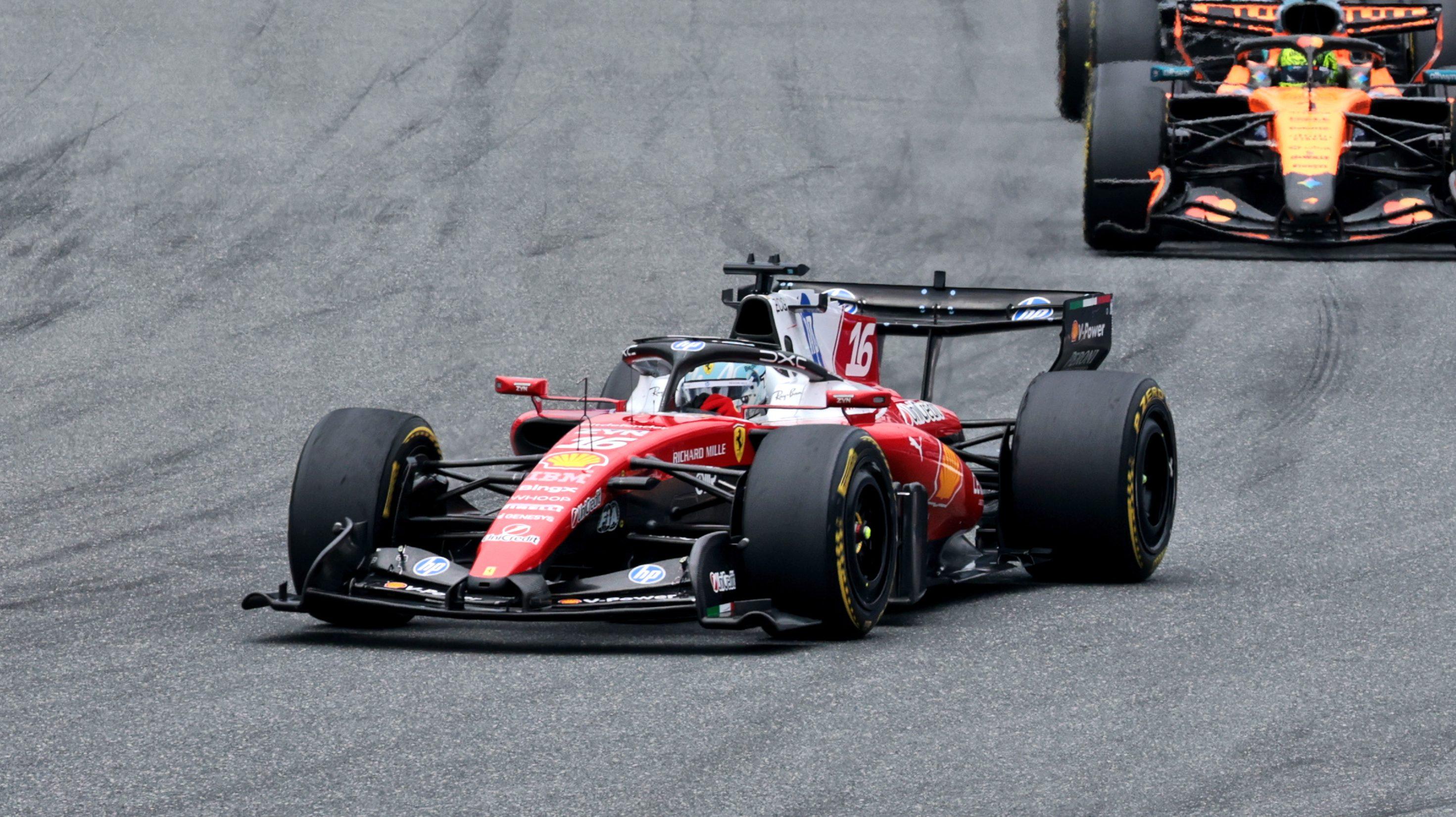 Leclerc race Miami
