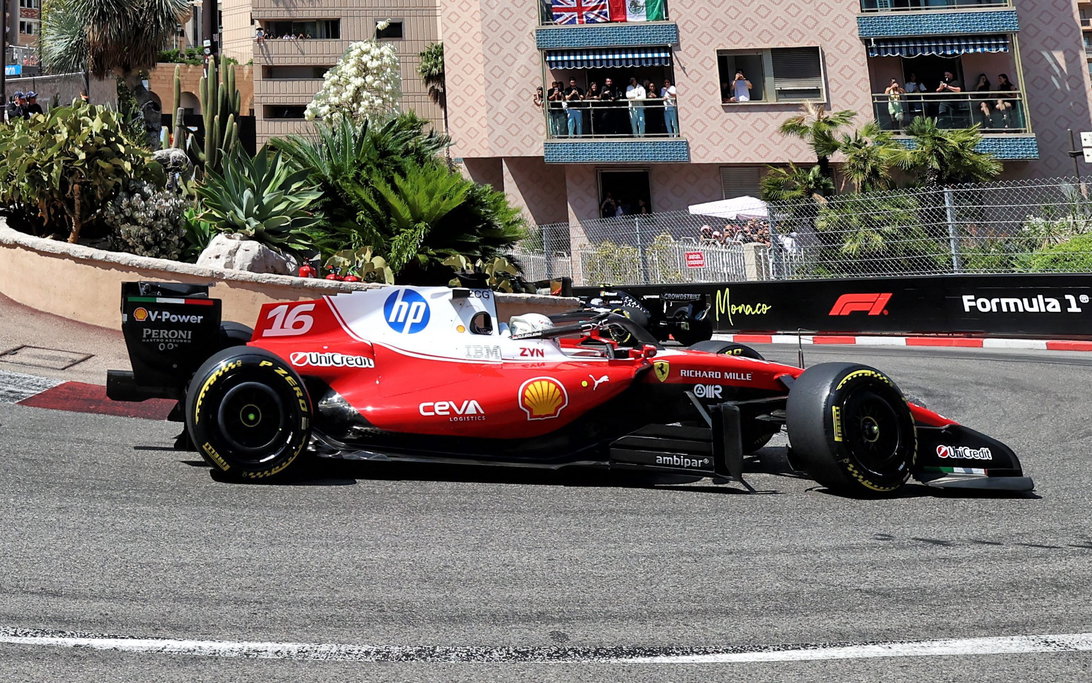 Leclerc race Monaco