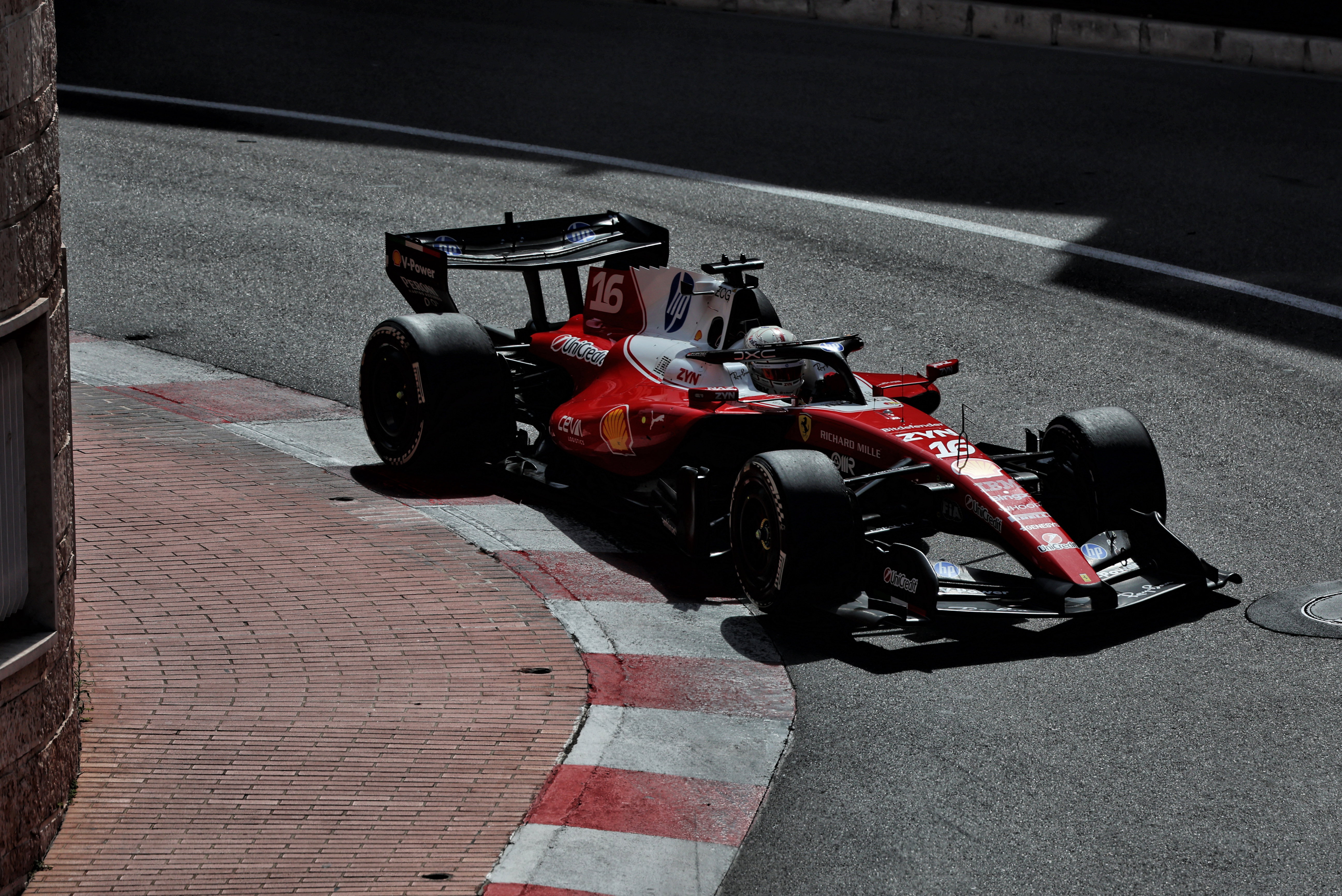 Leclerc race Monaco
