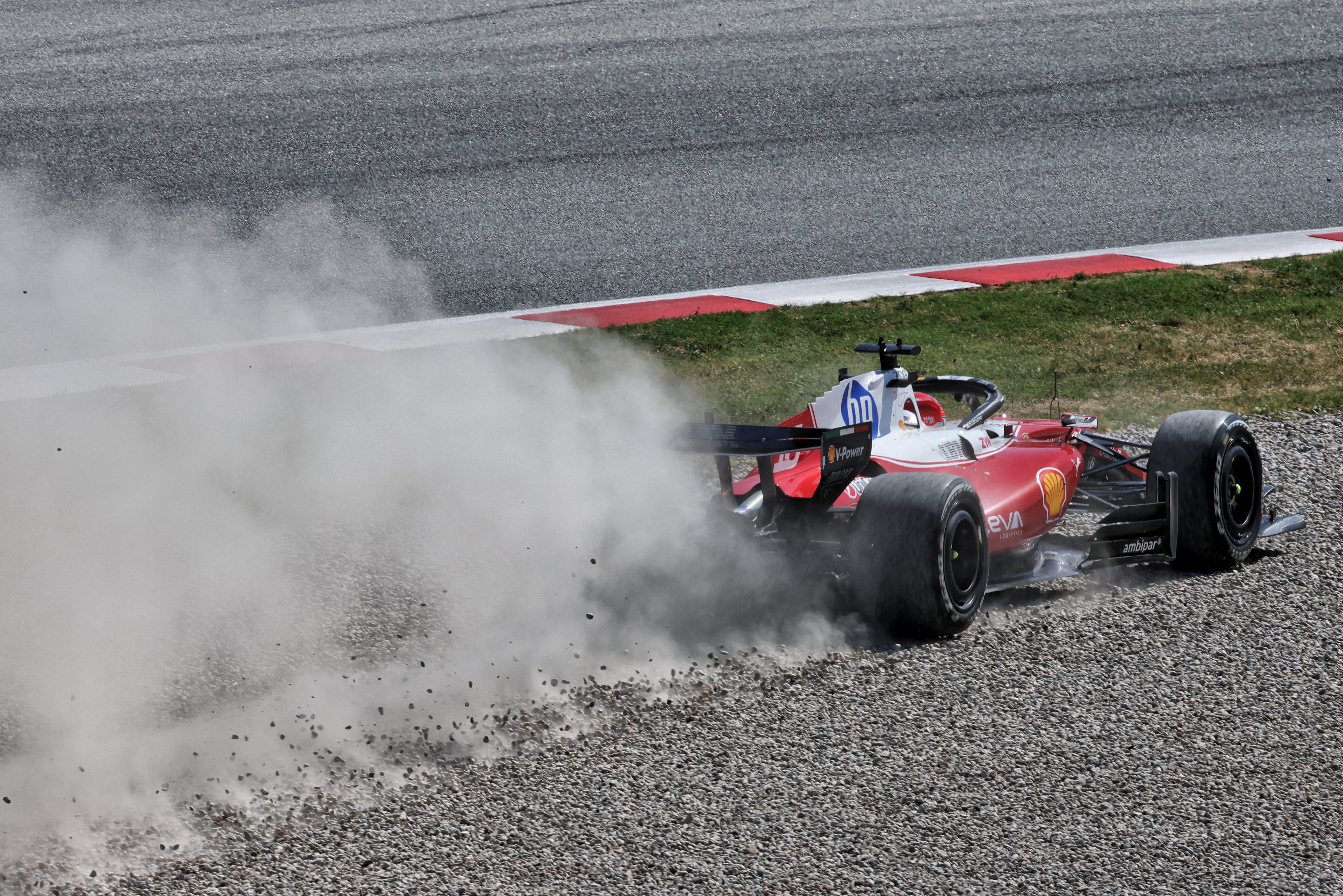 Leclerc Barcelona race