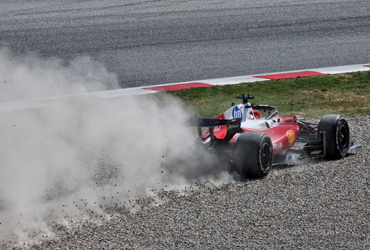 Leclerc Barcelona race