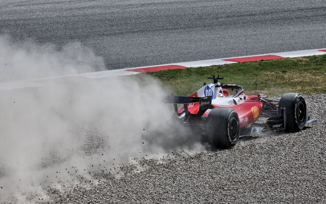 Leclerc Barcelona race