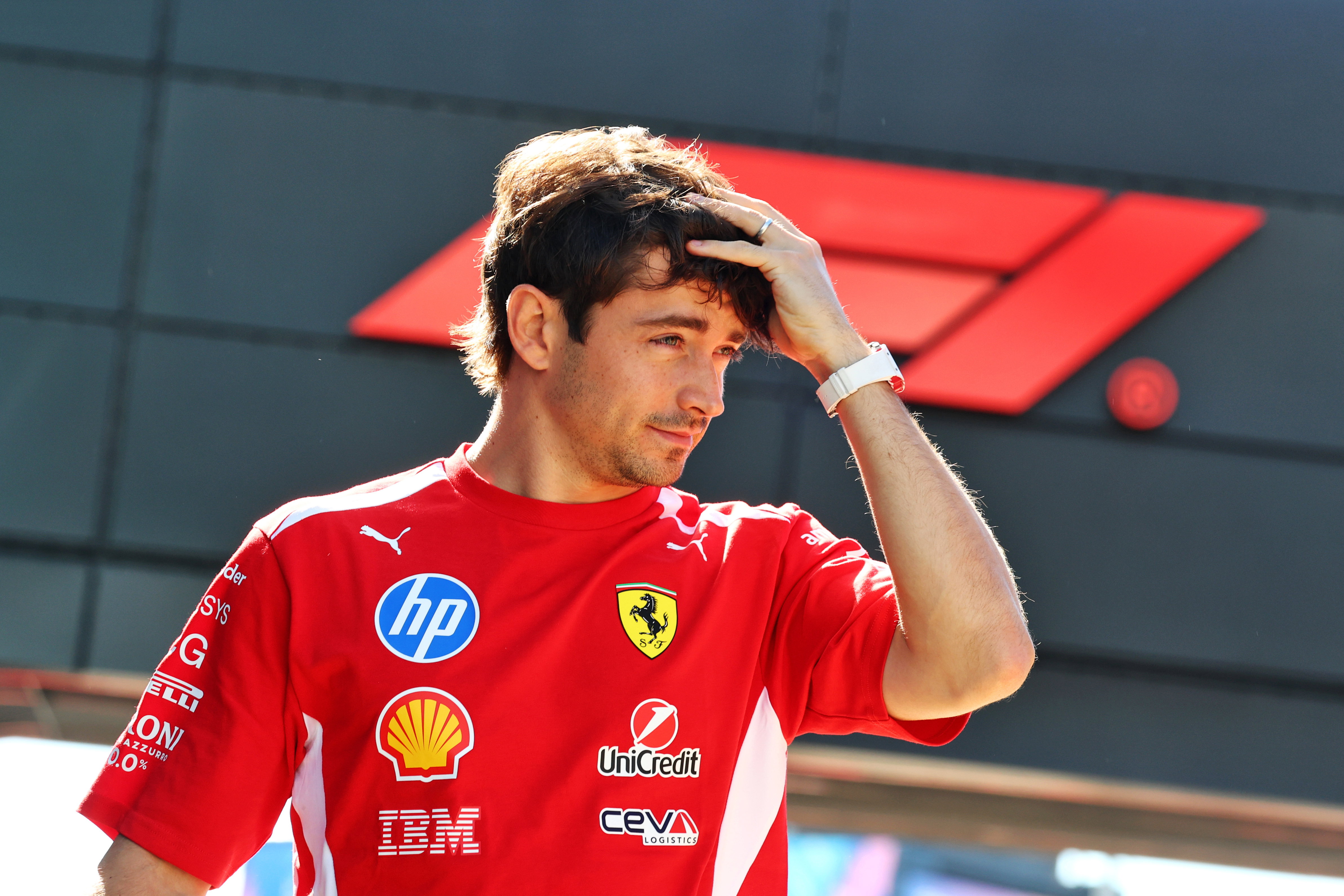 Leclerc Thursday Silverstone