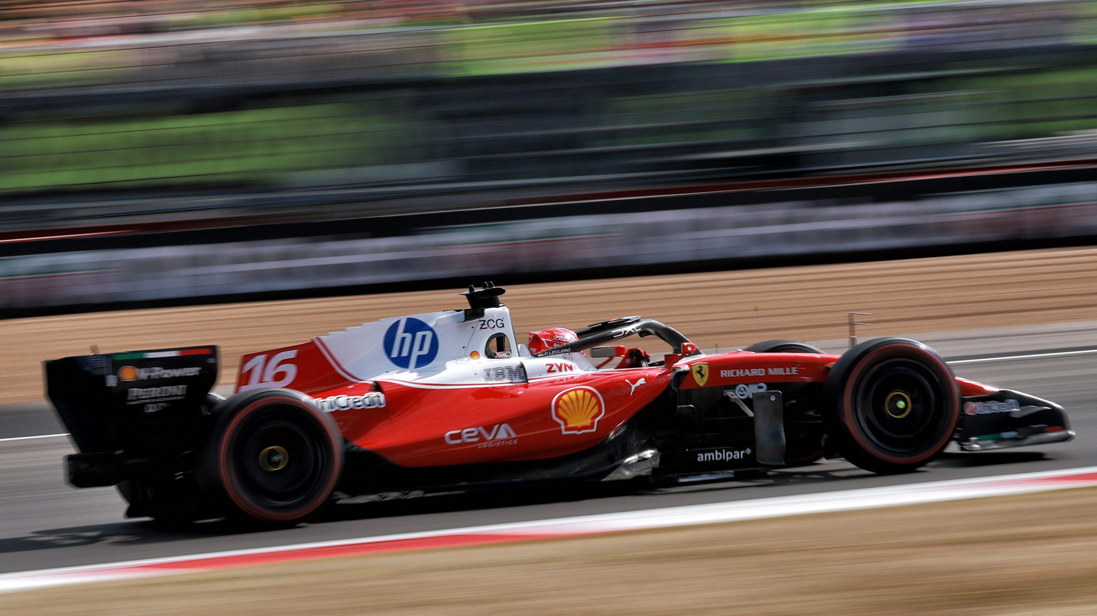 Leclerc Qualifying Silverstone