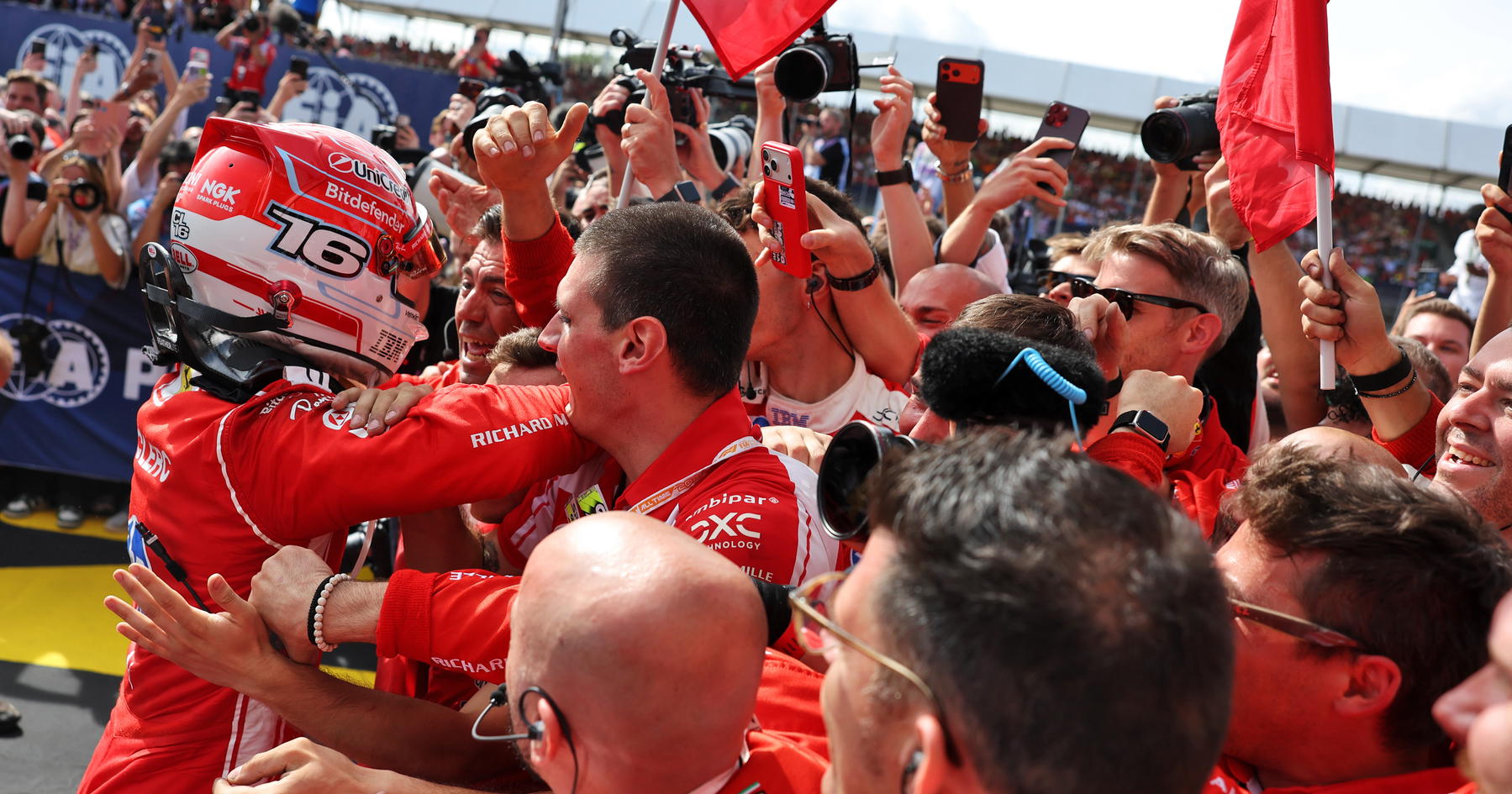 Charles Leclerc points to unleashed Ferrari 'aggression' in rapidly-changing F1 war