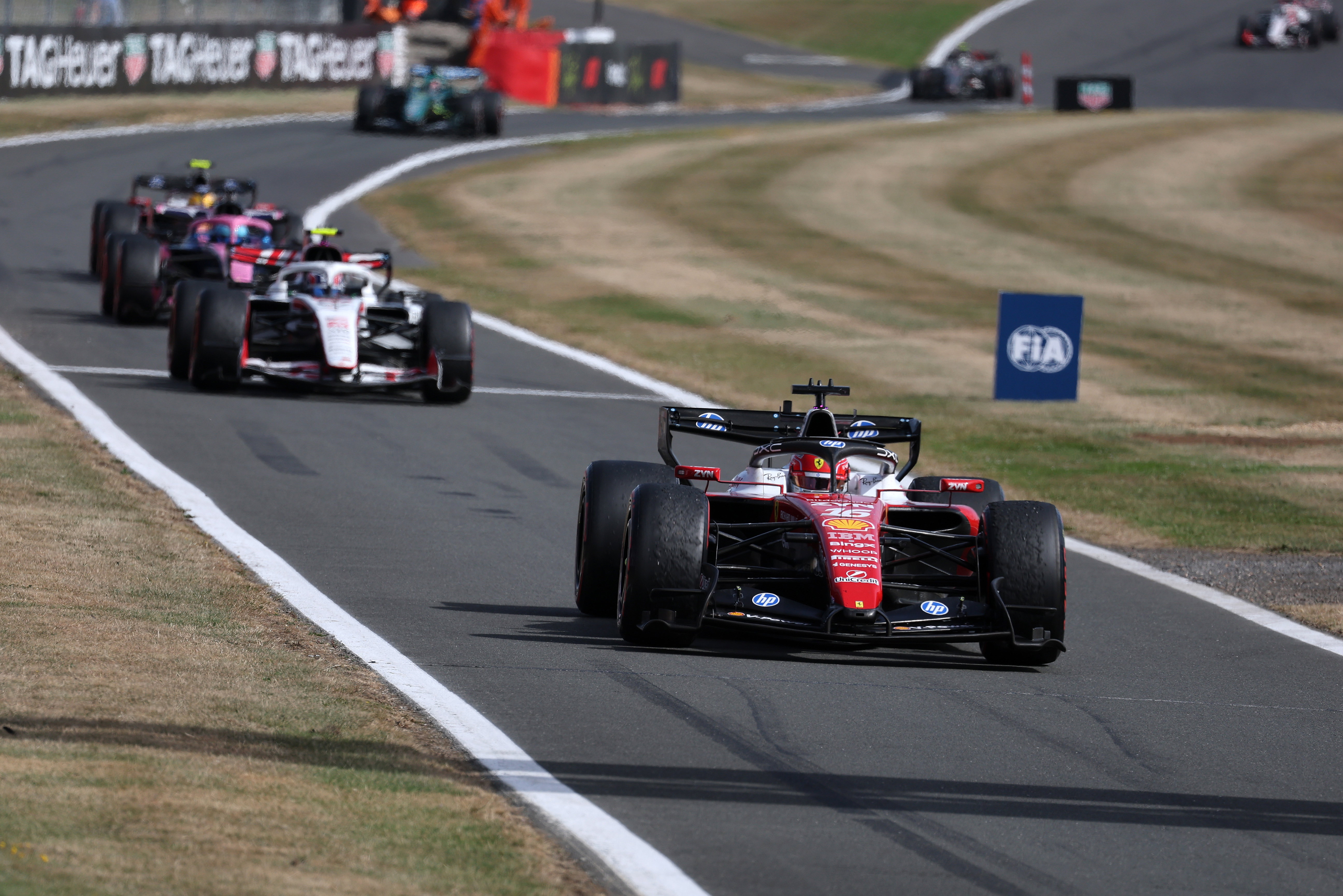 Leclerc Silverstone race