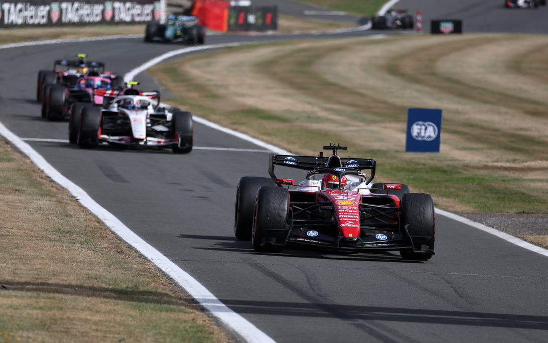 Leclerc Silverstone race