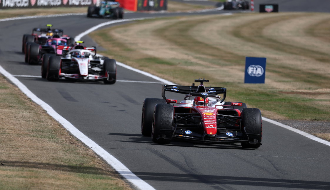 Leclerc Silverstone race