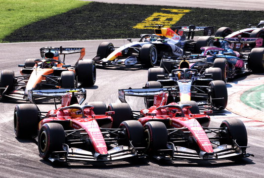 Leclerc Hamilton Monza
