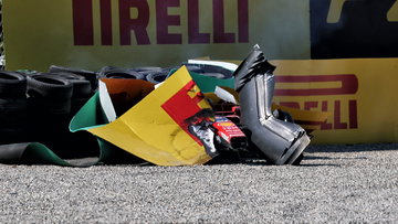 Leclerc onthult zichtproblemen na zware crash