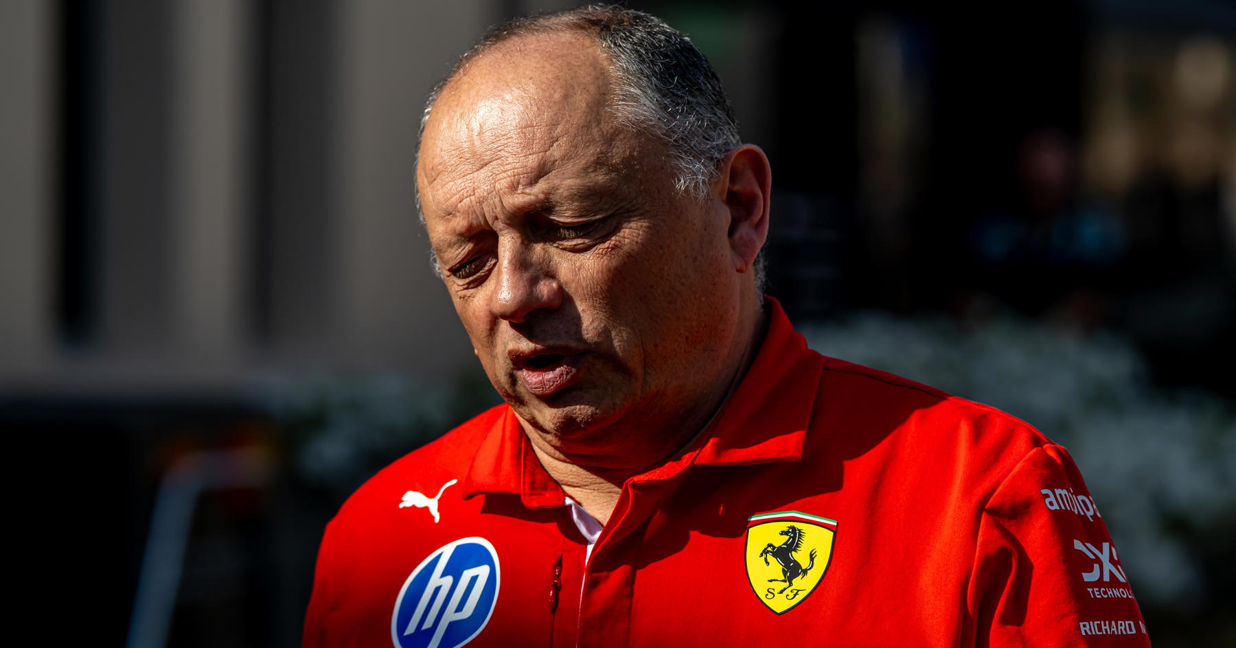 Ferrari boss Fred Vasseur hailed as team on 'right track' for succcess