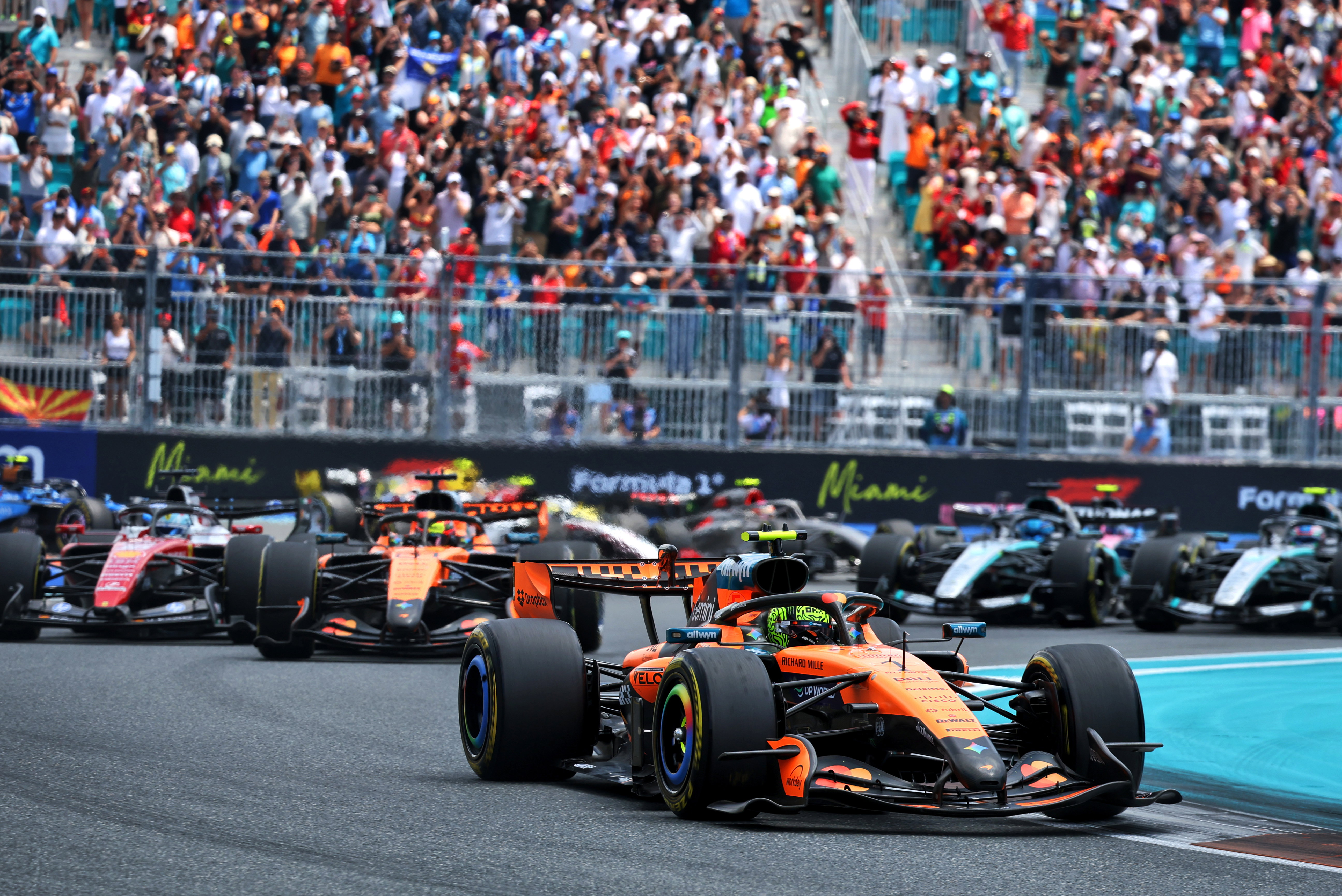 Miami Sprint race start