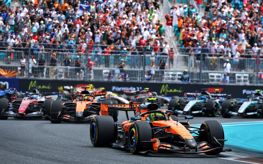 Miami Sprint race start