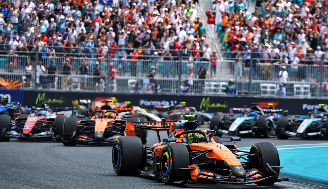 Miami Sprint race start