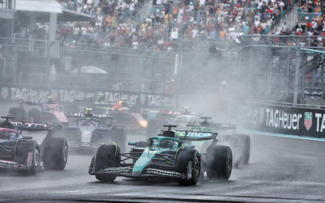 GP di Miami a sorpresa sotto minaccia pioggia, la strategia degli pneumatici a rischio