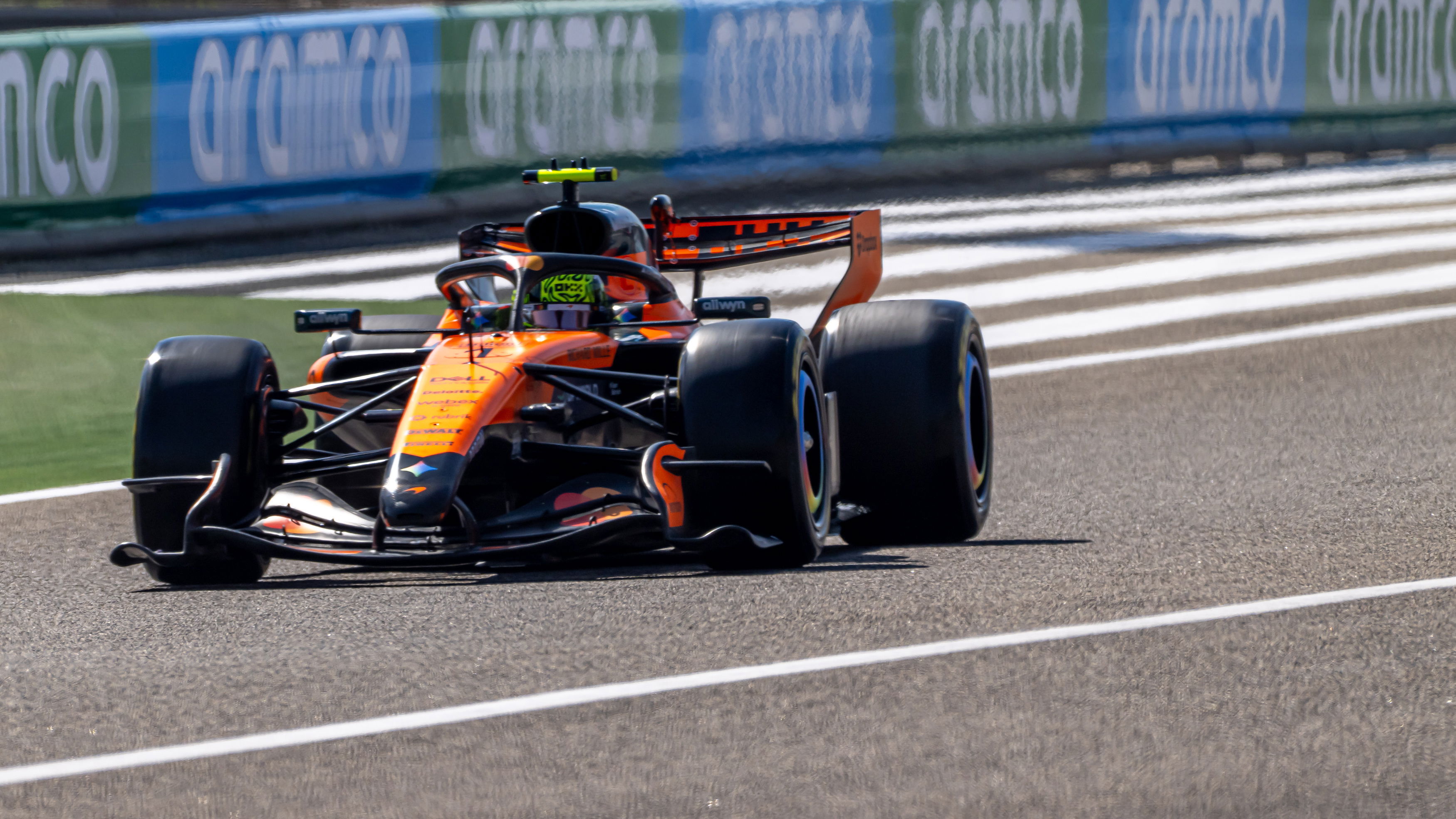 Norris Bahrain test 2 day 2