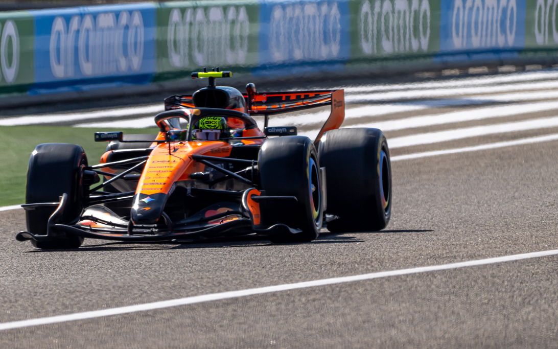 Norris Bahrain test 2 day 2