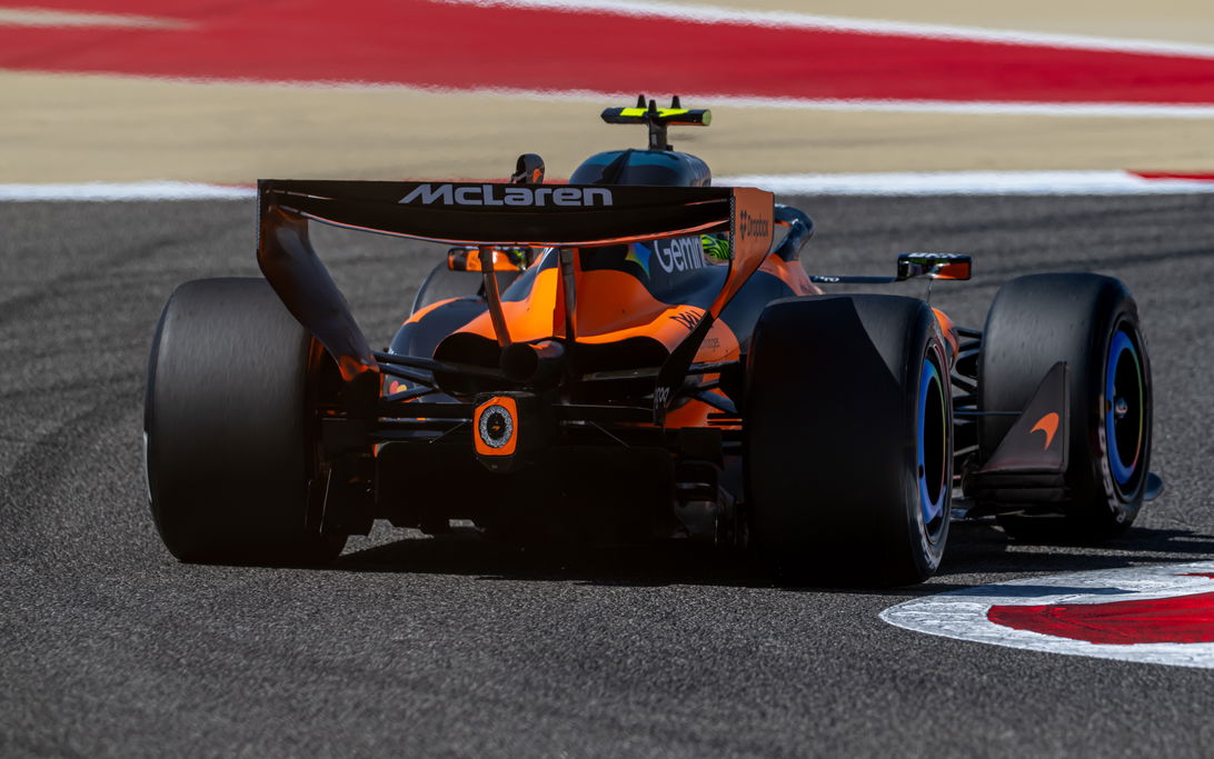 Norris Bahrain test 2 day 2