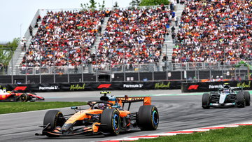 Lando Norris 'picks up pieces' as tense Mercedes scrap opens door