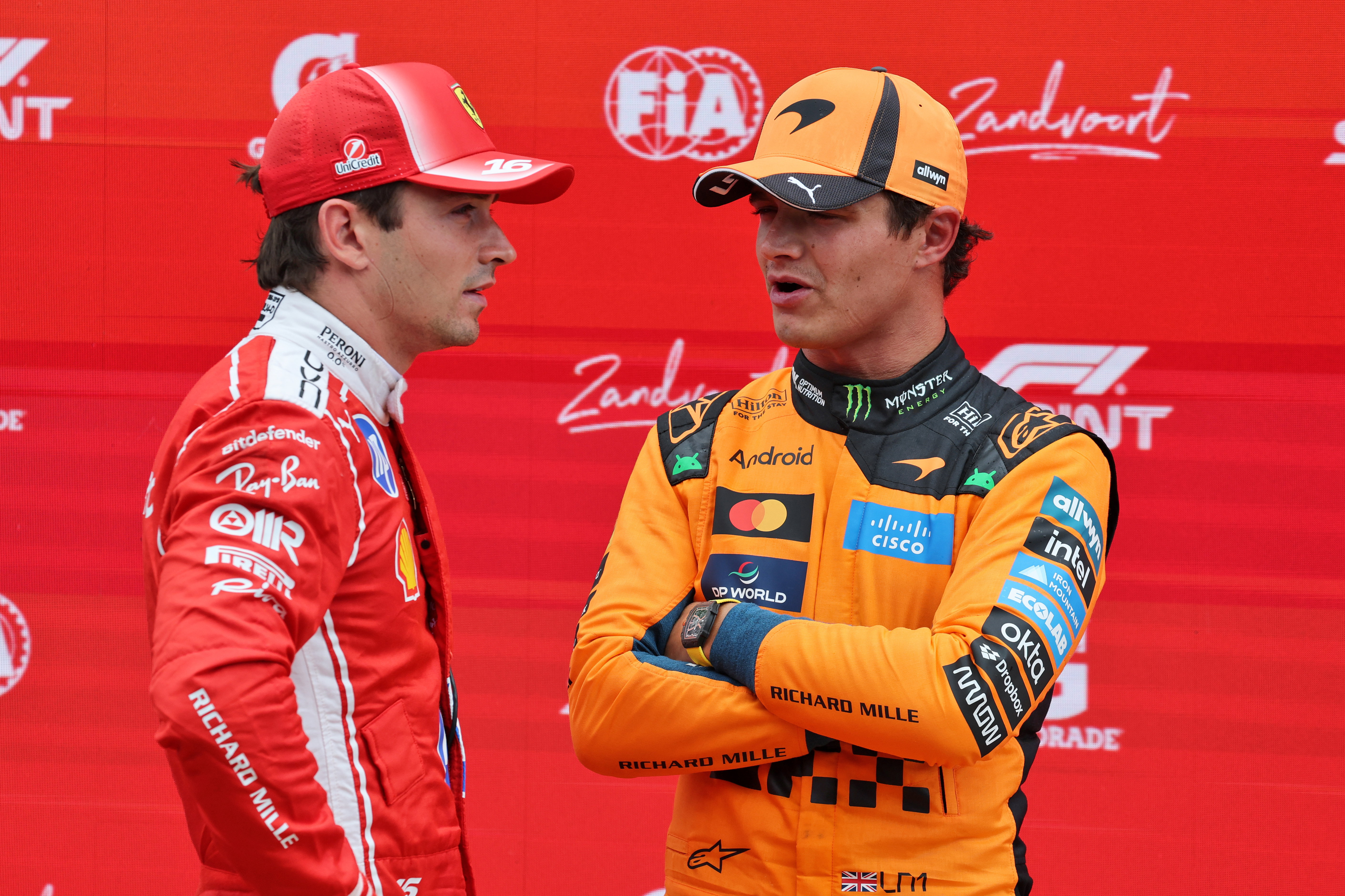 Norris Leclerc Zandvoort