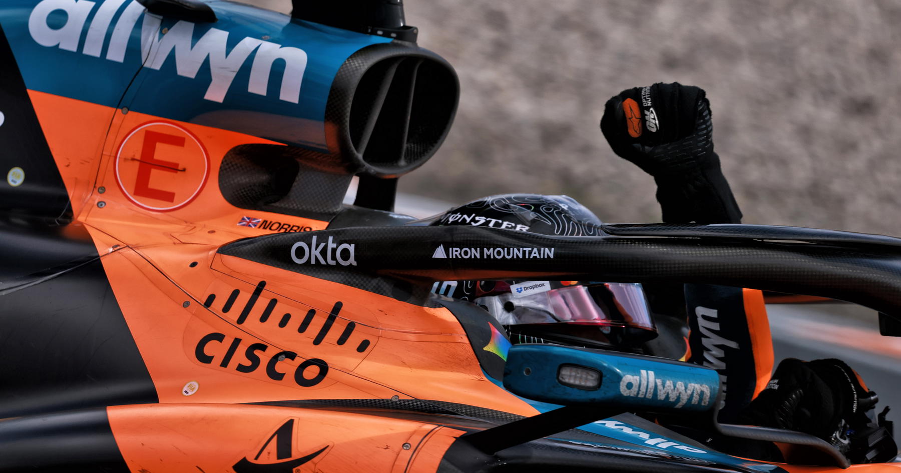 Lando Norris takes stunning victory in chaotic Dutch GP after Max Verstappen suffers huge crash