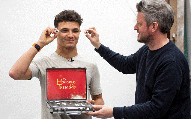 ランド・ノリス、ルイス・ハミルトンに続きマダム・タッソー蝋人形制作決定