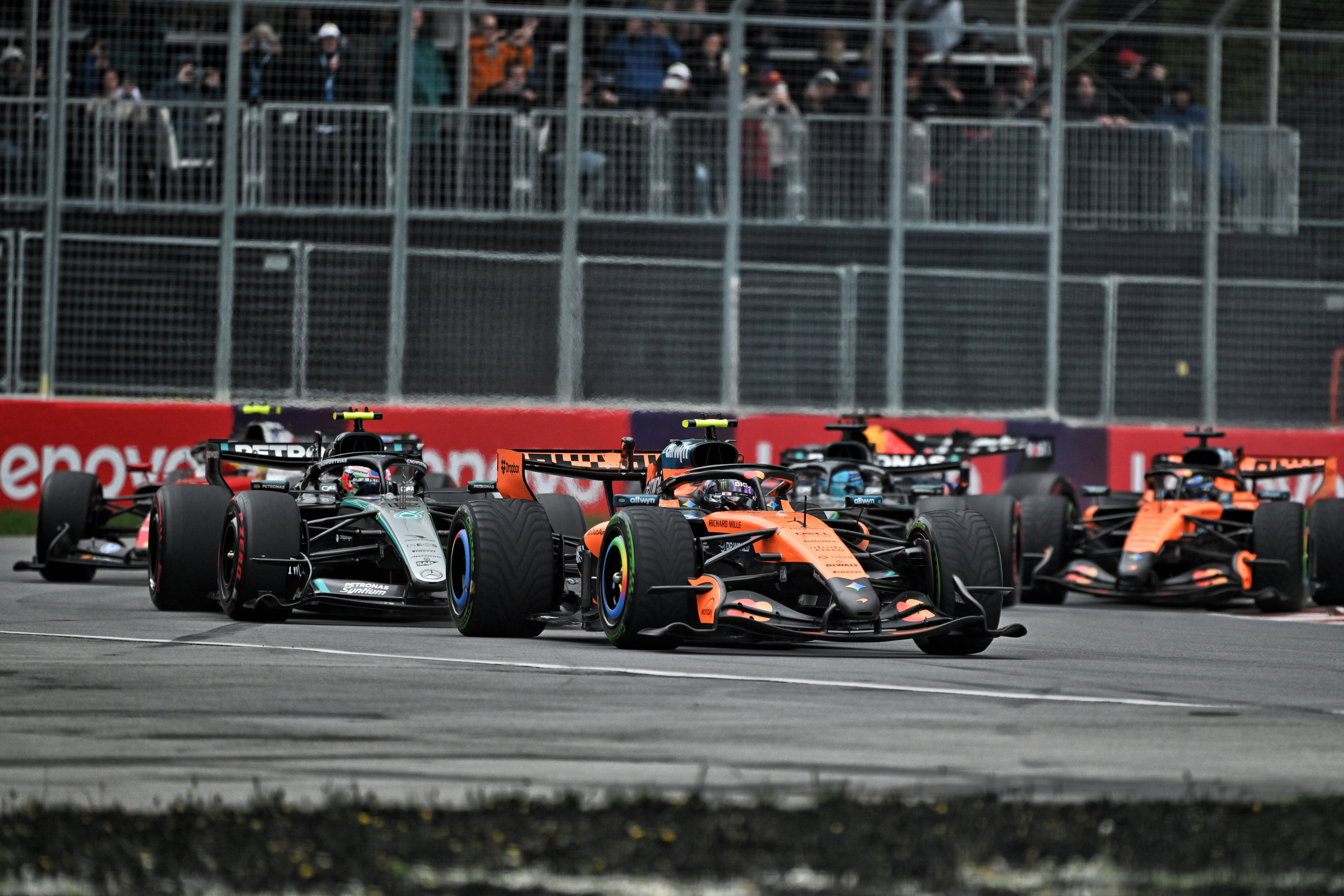 Norris race start Canada